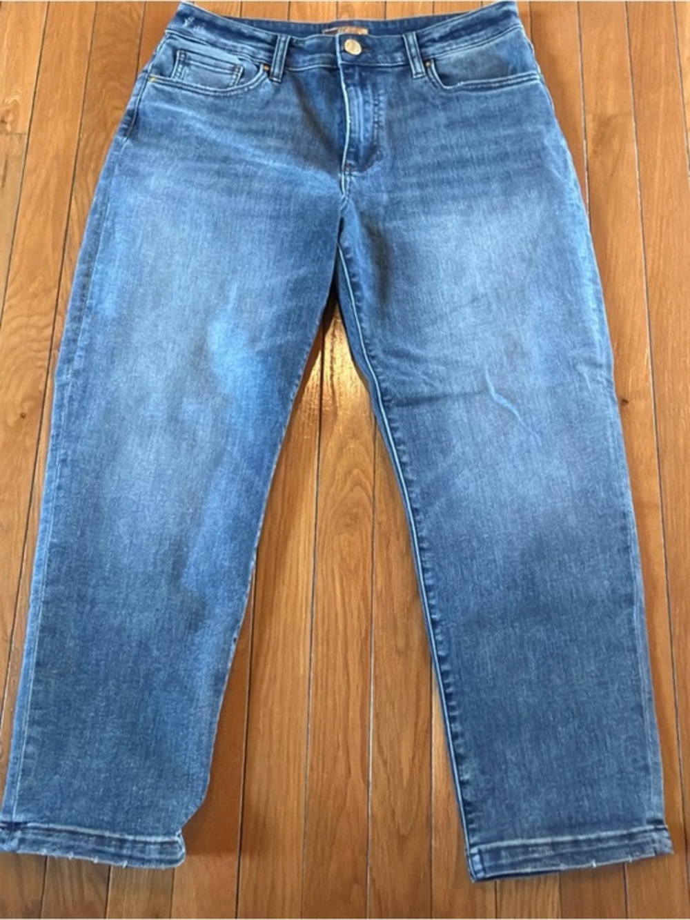 Kut From The Kloth Denim Blue Jeans Baggy Boyfriend Crop Sienna Women’s Sz 6
